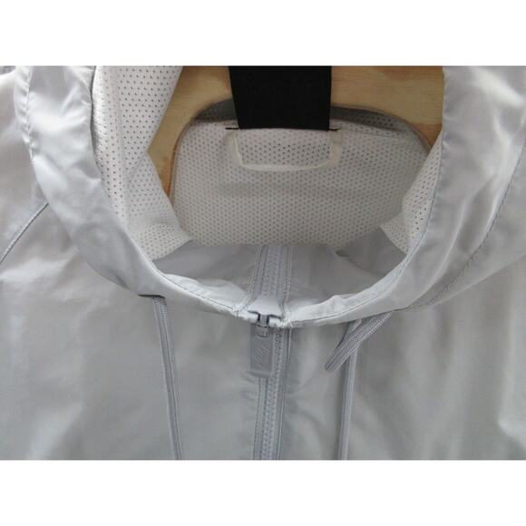 Nike Windrunner Windbreaker Mens XXL 2XL Jacket White Gray AR2191-100 - Picture 3 of 16
